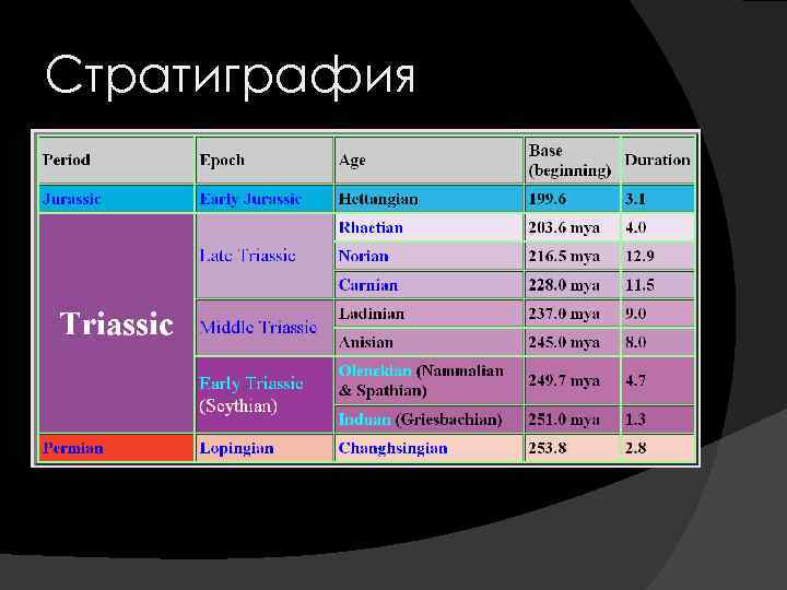 Стратиграфия 