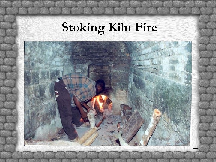 Stoking Kiln Fire 44 