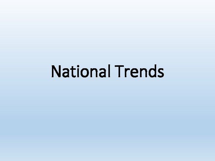 National Trends 