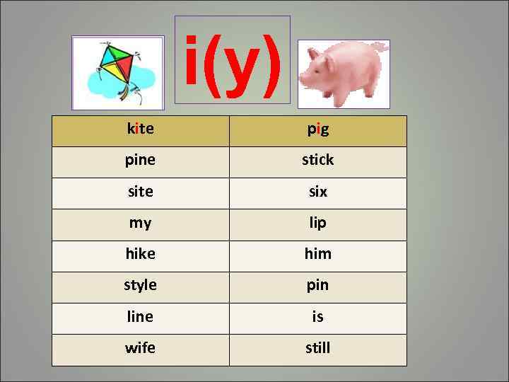 i(y) kite pig pine stick site six my lip hike him style pin line