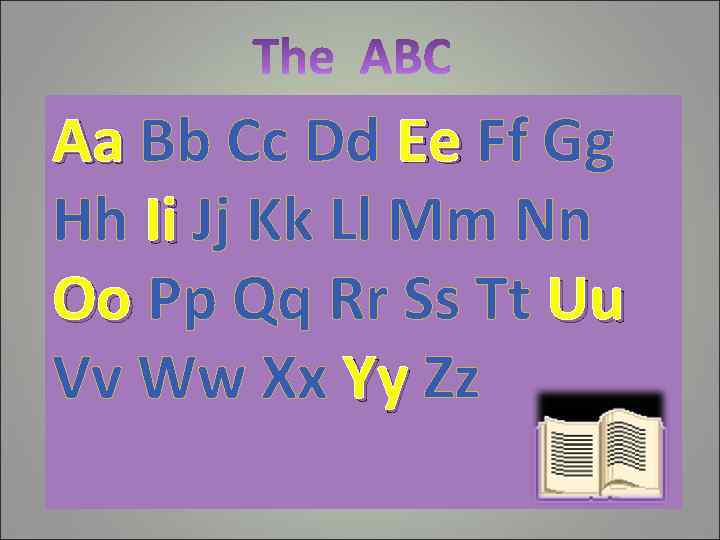 Aa Bb Cc Dd Ee Ff Gg Hh Ii Jj Kk Ll Mm Nn