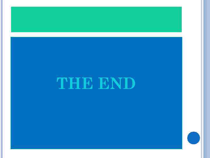 THE END 
