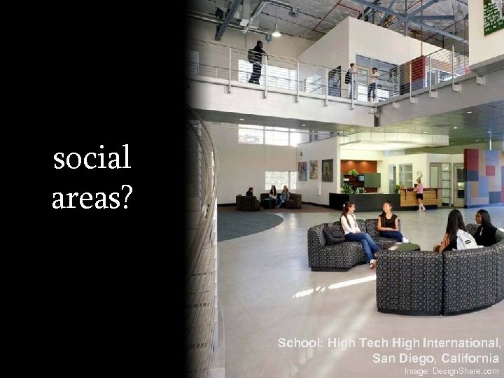 social areas? School: High Tech High International, San Diego, California Image: Design. Share. com