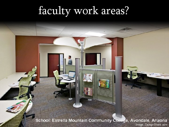 faculty work areas? School: Estrella Mountain Community College, Avondale, Arizona Image: Design. Share. com