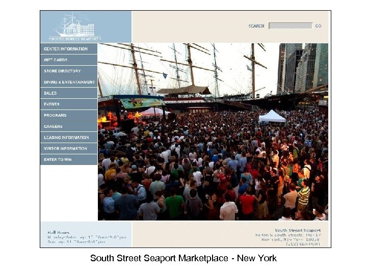 South Street Seaport Marketplace - New York 