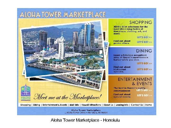 Aloha Tower Marketplace - Honolulu 