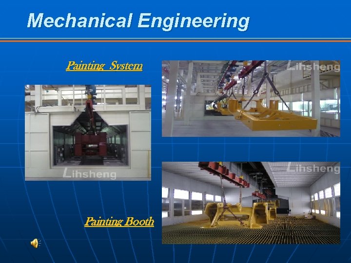 Mechanical Engineering Painting System Painting Booth 