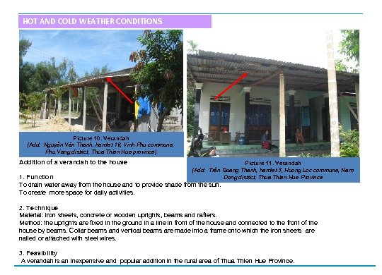HOT AND COLD WEATHER CONDITIONS Picture 10. Verandah (Add: Nguyễn Văn Thanh, hamlet 16,