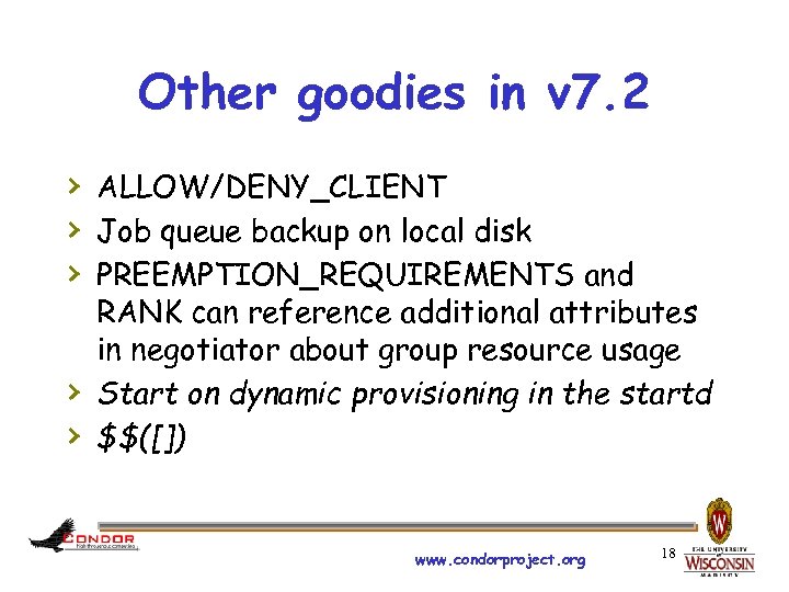 Other goodies in v 7. 2 › ALLOW/DENY_CLIENT › Job queue backup on local