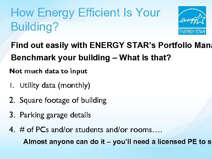 How Energy Efficient Is Your Building? Find out easily with ENERGY STAR’s Portfolio Mana