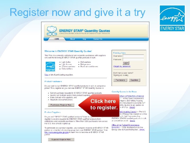 Register now and give it a try Click here to register. 