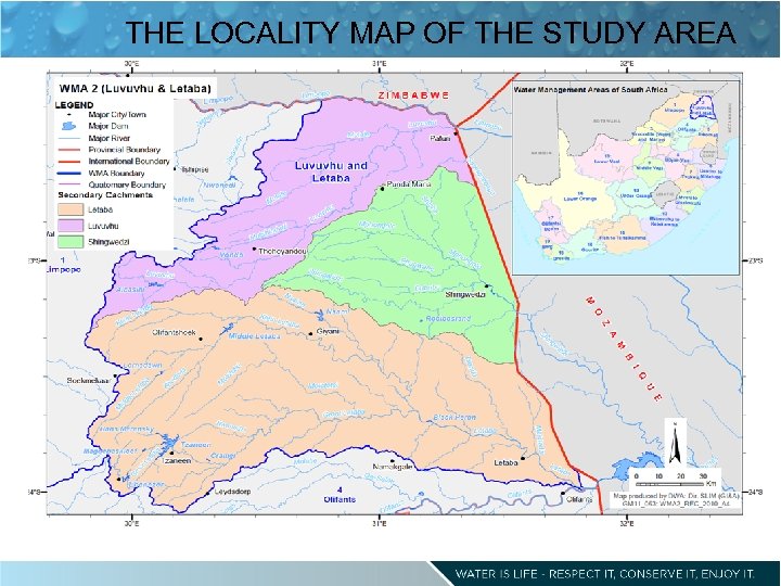 THE LOCALITY MAP OF THE STUDY AREA 