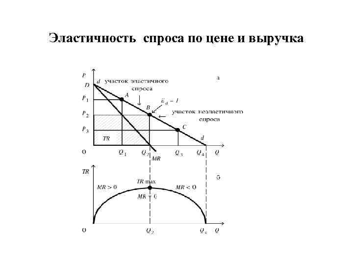 Эластичность спроса по цене и выручка 