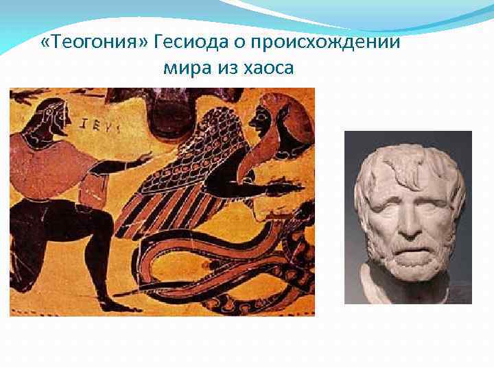  «Теогония» Гесиода о происхождении мира из хаоса 