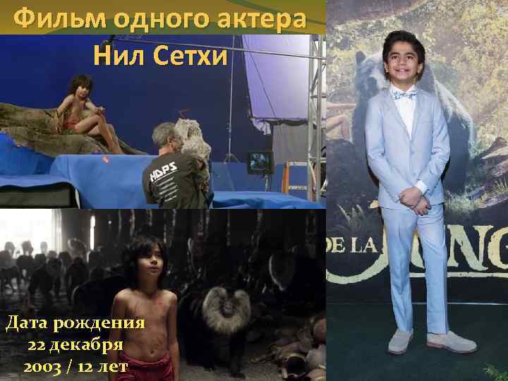 Фильм одного актера Нил Сетхи Дата рождения 22 декабря 2003 / 12 лет 