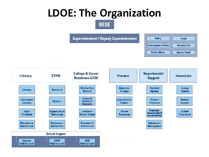 LDOE: The Organization 9 