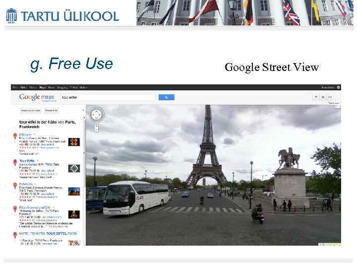 g. Free Use Google Street View 