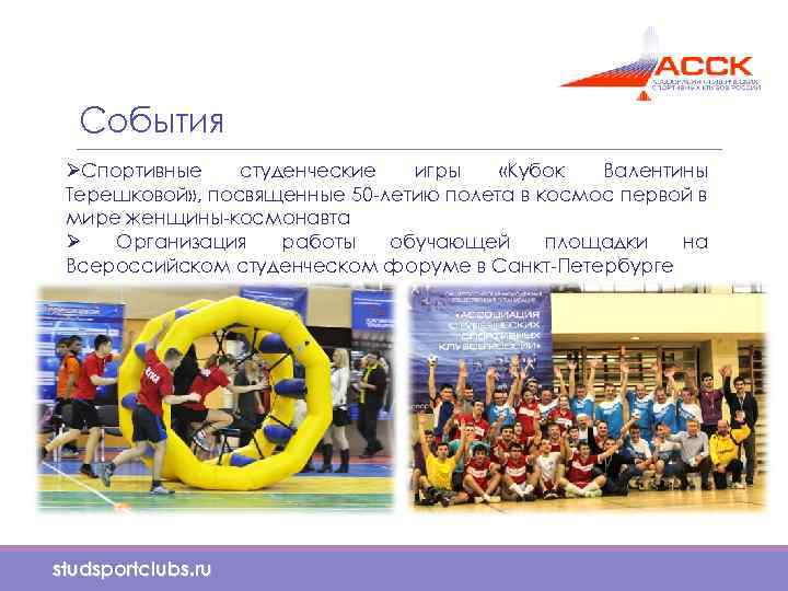 События ØСпортивные студенческие игры «Кубок Валентины Терешковой» , посвященные 50 -летию полета в космос