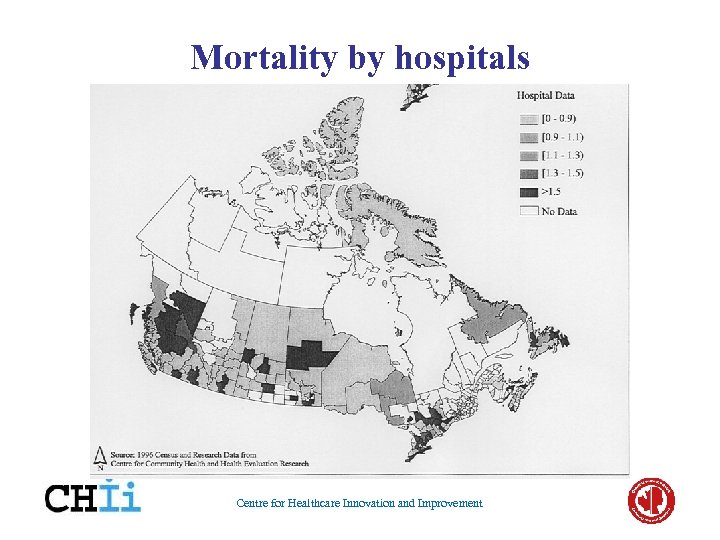 Mortality by hospitals Centre for Healthcare Innovation and Improvement 