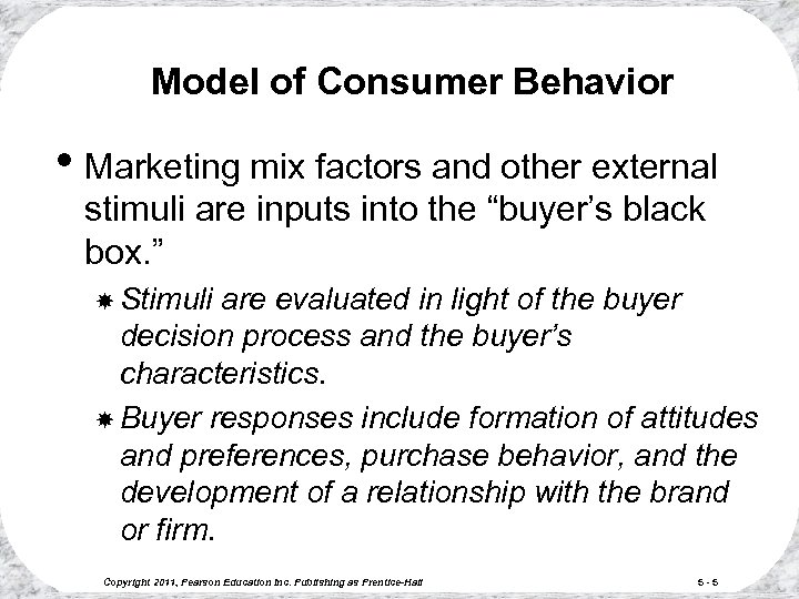 Understanding Consumer And Business Buyer Behavior Chapter 5