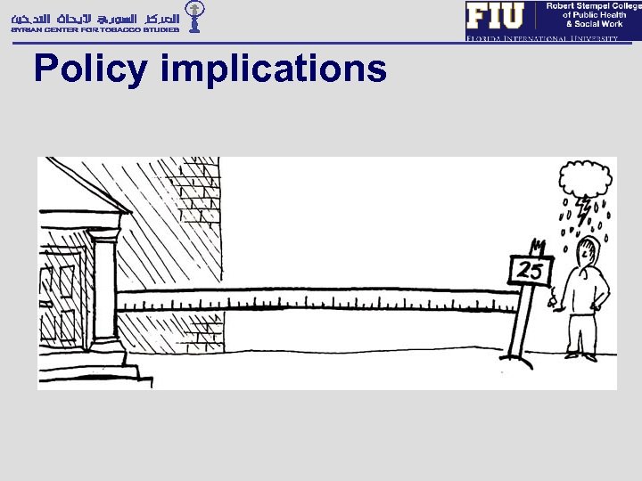 Policy implications 