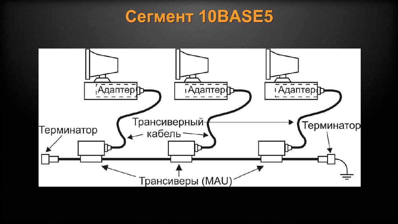 Сегмент 10 BASE 5 