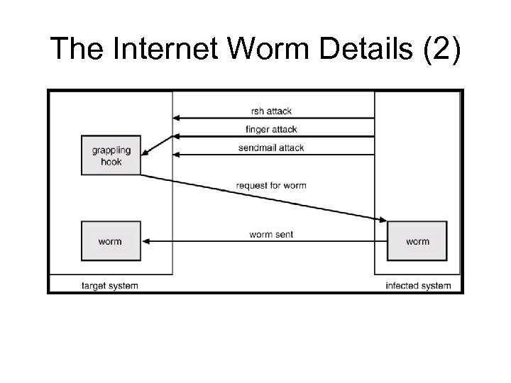 The Internet Worm Details (2) 