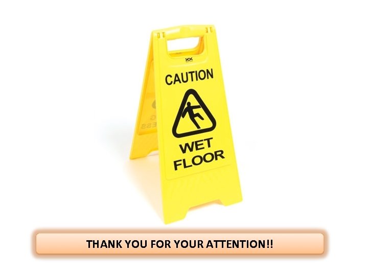 THANK YOU FOR YOUR ATTENTION!! 
