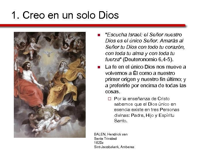 1. Creo en un solo Dios n n 