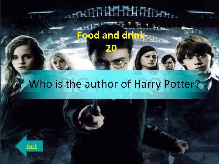 Food and drink 20 A PIG IN A POKE Who is the author of