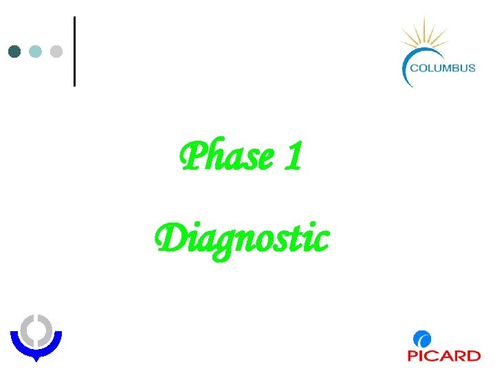 Phase 1 Diagnostic 