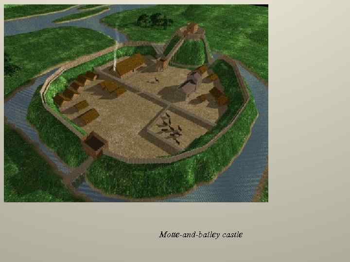 Motte-and-bailey castle 