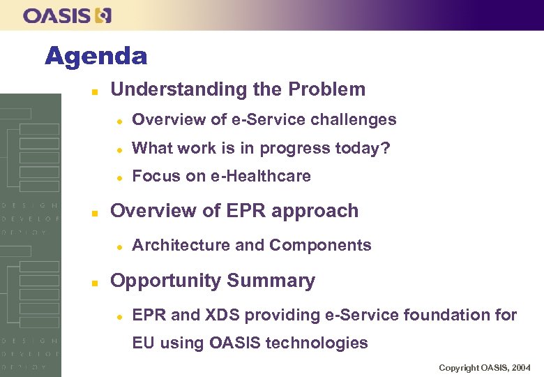 Agenda n Understanding the Problem l l What work is in progress today? l