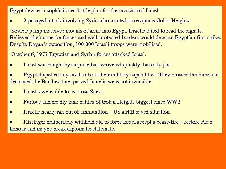 Egypt devises a sophisticated battle plan for the invasion of Israel · 2 pronged