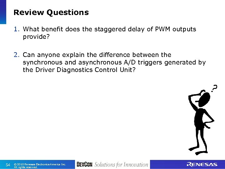 Review Questions 1. What benefit does the staggered delay of PWM outputs provide? 2.