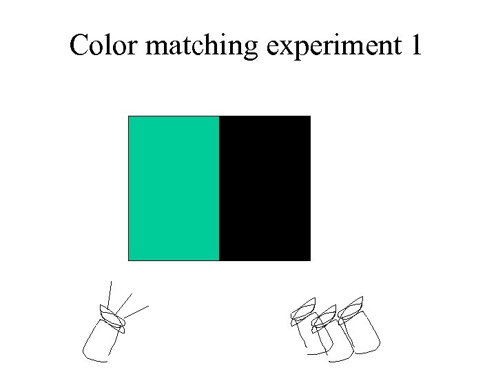 Color matching experiment 1 