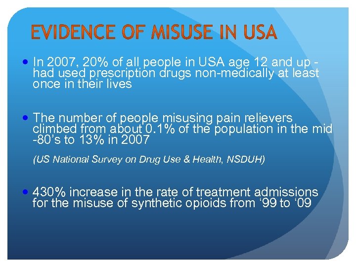  In 2007, 20% of all people in USA age 12 and up -