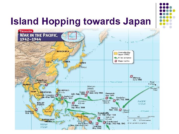Island Hopping towards Japan 