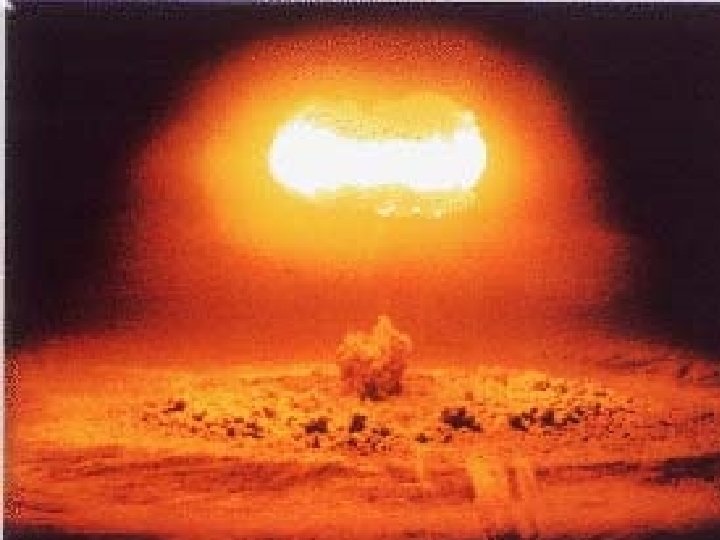 First comes the explosion… 