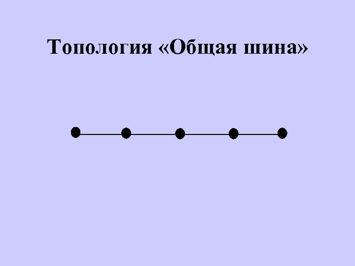 Топология «Общая шина» 