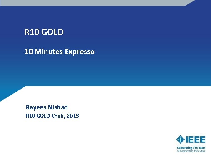 R 10 GOLD 10 Minutes Expresso Rayees Nishad R 10 GOLD Chair, 2013 