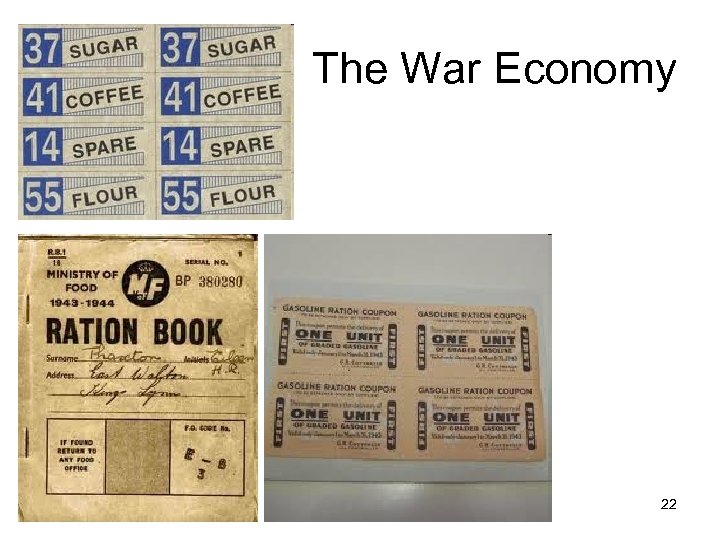 The War Economy 22 