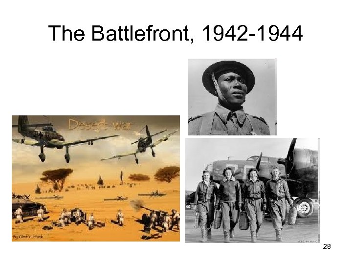 The Battlefront, 1942 -1944 28 