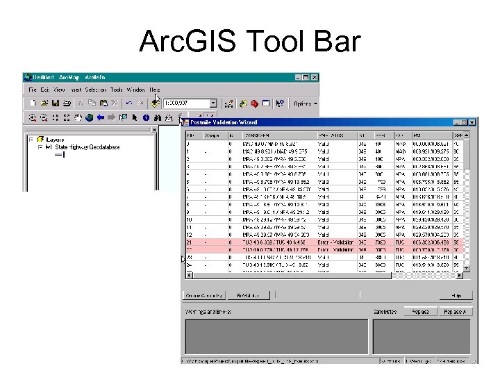 Arc. GIS Tool Bar 