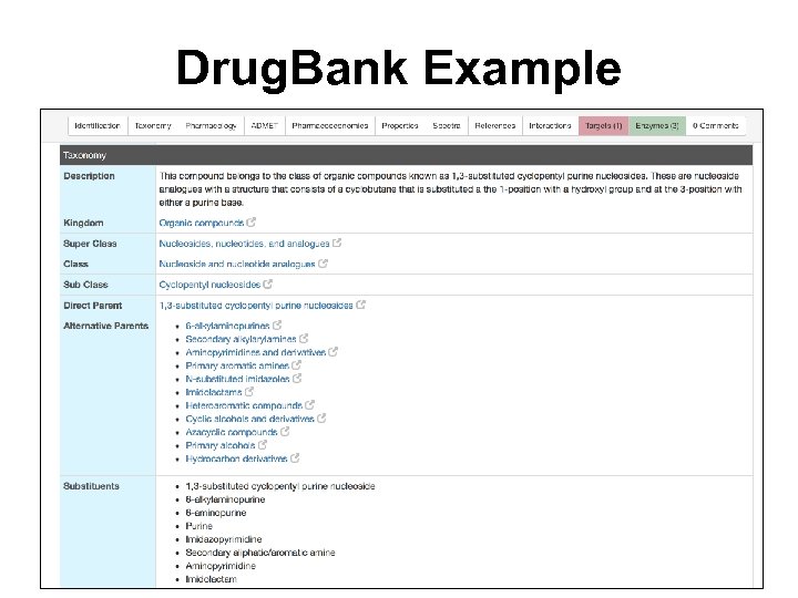 Drug. Bank Example 