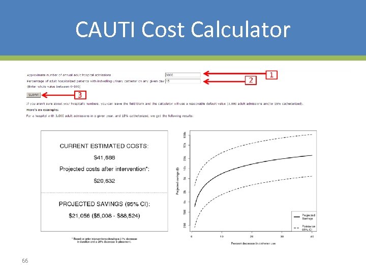 CAUTI Cost Calculator 66 