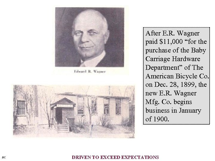 After E. R. Wagner paid $11, 000 “for the purchase of the Baby Carriage