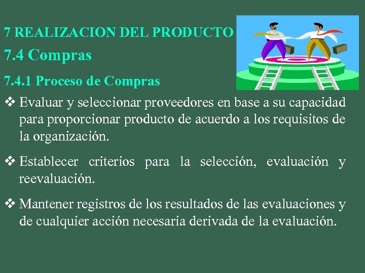 7 REALIZACION DEL PRODUCTO 7. 4 Compras 7. 4. 1 Proceso de Compras v