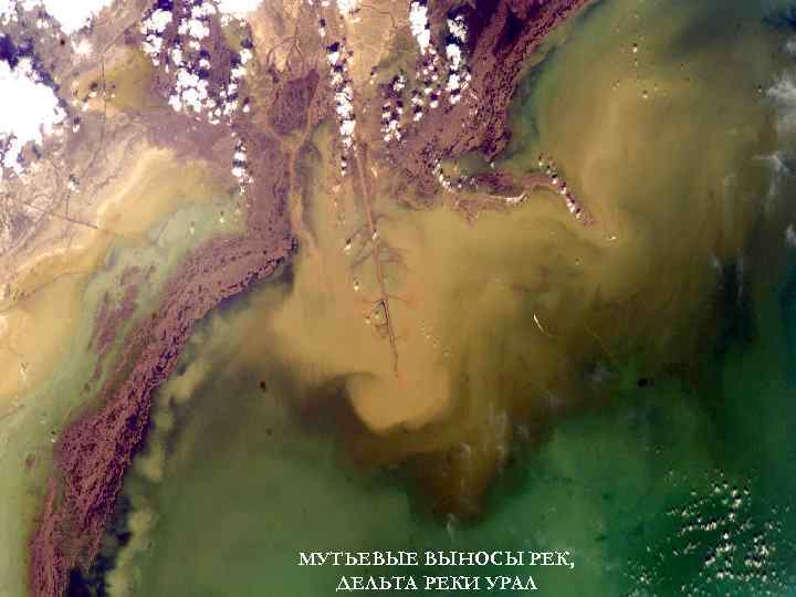 МУТЬЕВЫЕ ВЫНОСЫ РЕК, ДЕЛЬТА РЕКИ УРАЛ 