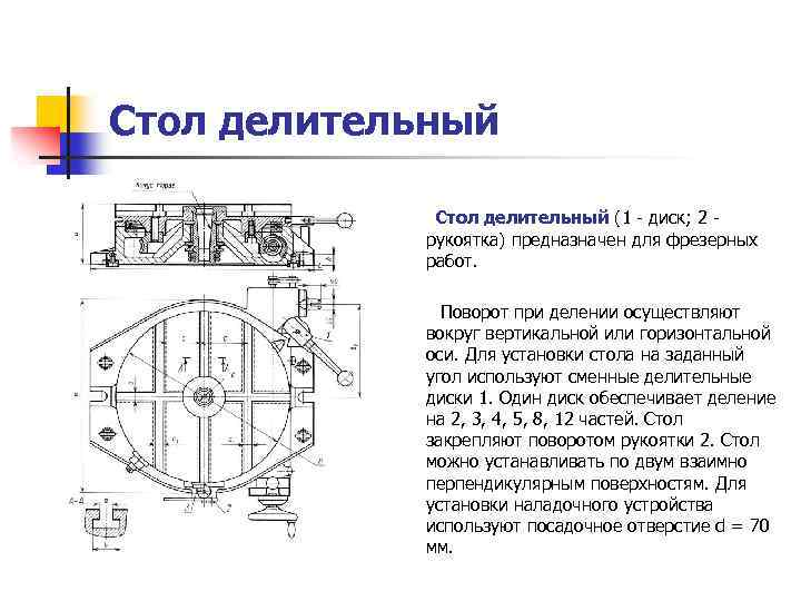 Чертеж диск делительный